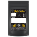 Matte Black Opaque Dragon Chewer 14g gram 1/2 ounce smell proof mylar bags by HIGHLOCK. Custom labels stickers designer rx 100 pack. Best thick wholesale bulk dispensary custom child resistant packaging 420 barrier bags tamper evident resealable large food storage baggies 5x8x2