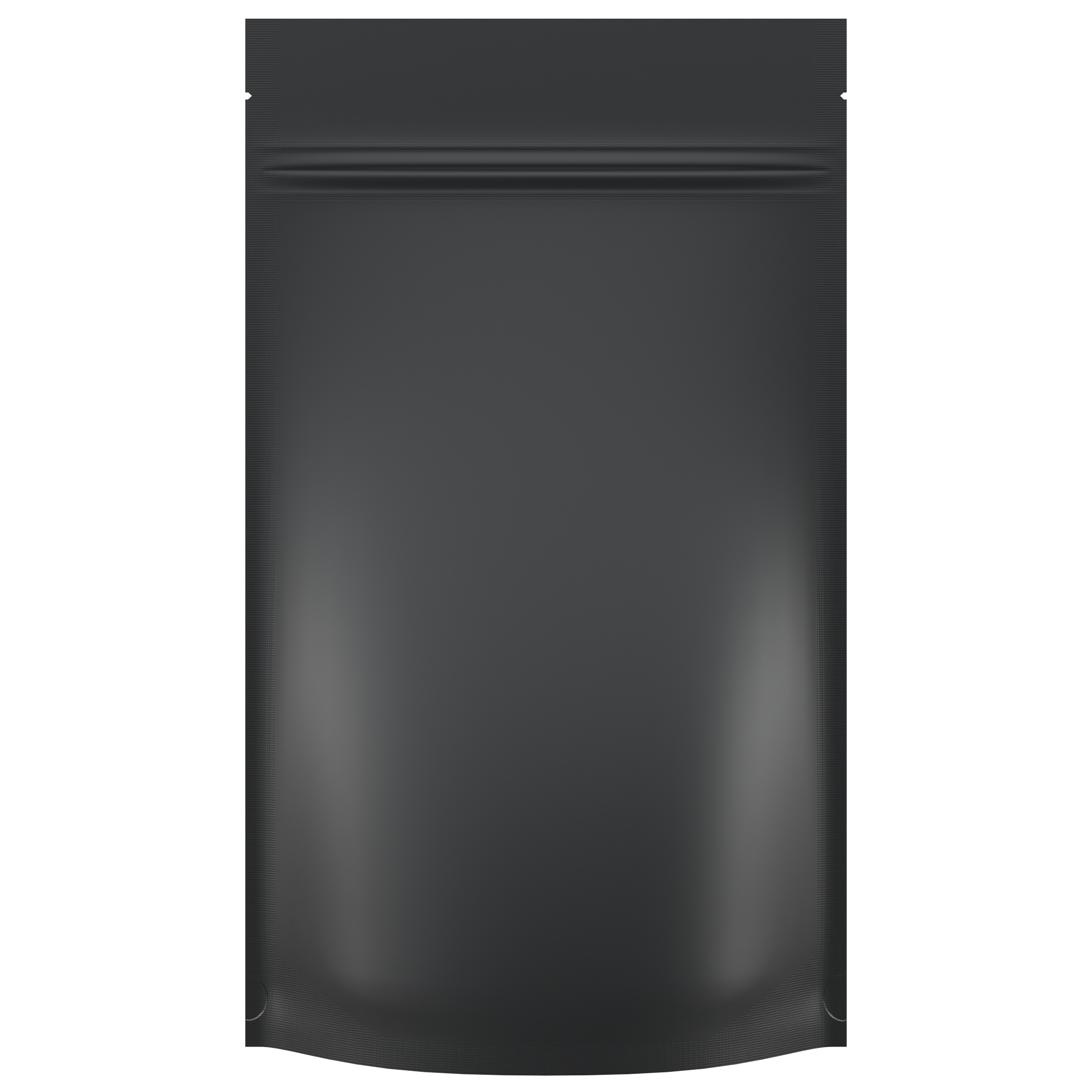 Matte Black Opaque Dragon Chewer 14g half ounce smell proof mylar bags by HIGHLOCK. Best thick wholesale bulk dispensary custom child resistant packaging 420 barrier bags tamper evident resealable large food storage heat sealable 5x8x2