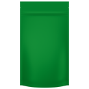 Matte Green Opaque Dragon Chewer 14g gram 1/2 ounce smell proof mylar bags by HIGHLOCK. Best thick wholesale bulk dispensary custom child resistant packaging 420 barrier bags tamper evident resealable large food storage baggies 5x8x2