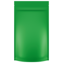 Matte Green Opaque Dragon Chewer 14g half ounce smell proof mylar bags by HIGHLOCK. Best thick wholesale bulk dispensary custom child resistant packaging 420 barrier bags tamper evident resealable large food storage heat sealable 5x8x2