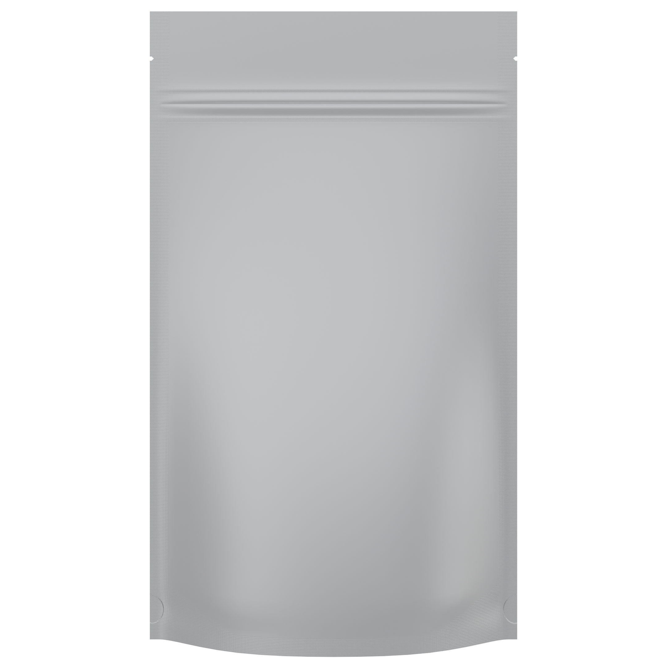 Matte White Vista Clear Dragon Chewer 14g half ounce smell proof mylar bags by HIGHLOCK. Best thick wholesale bulk dispensary custom child resistant packaging 420 barrier bags tamper evident resealable large food storage heat sealable 5x8x2