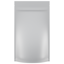 Matte White Opaque Dragon Chewer 14g gram 1/2 ounce smell proof mylar bags by HIGHLOCK. Best thick wholesale bulk dispensary custom child resistant packaging 420 barrier bags tamper evident resealable large food storage baggies 5x8x2