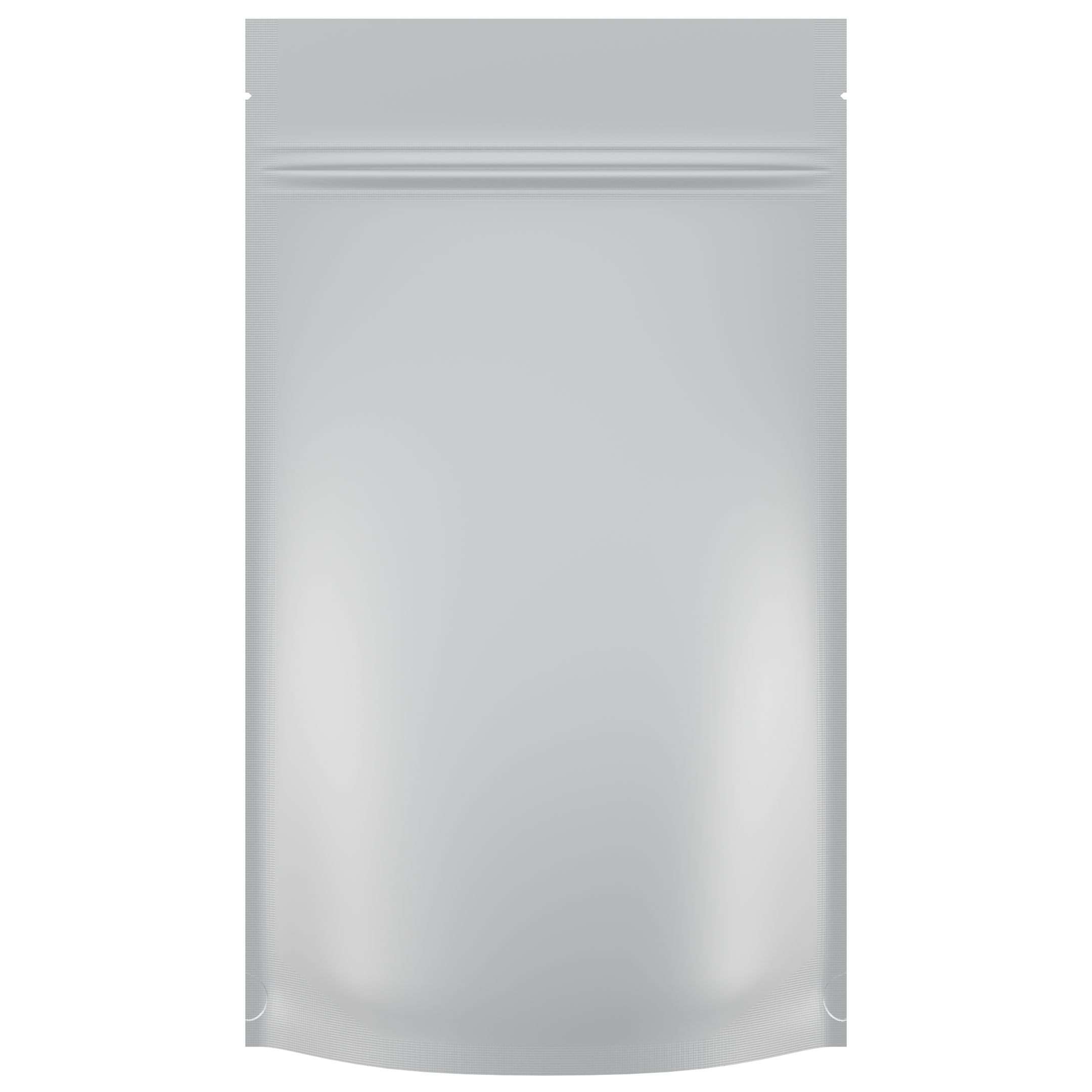 Matte White Opaque Dragon Chewer 14g gram 1/2 ounce smell proof mylar bags by HIGHLOCK. Best thick wholesale bulk dispensary custom child resistant packaging 420 barrier bags tamper evident resealable large food storage baggies 5x8x2 50 bulk pack