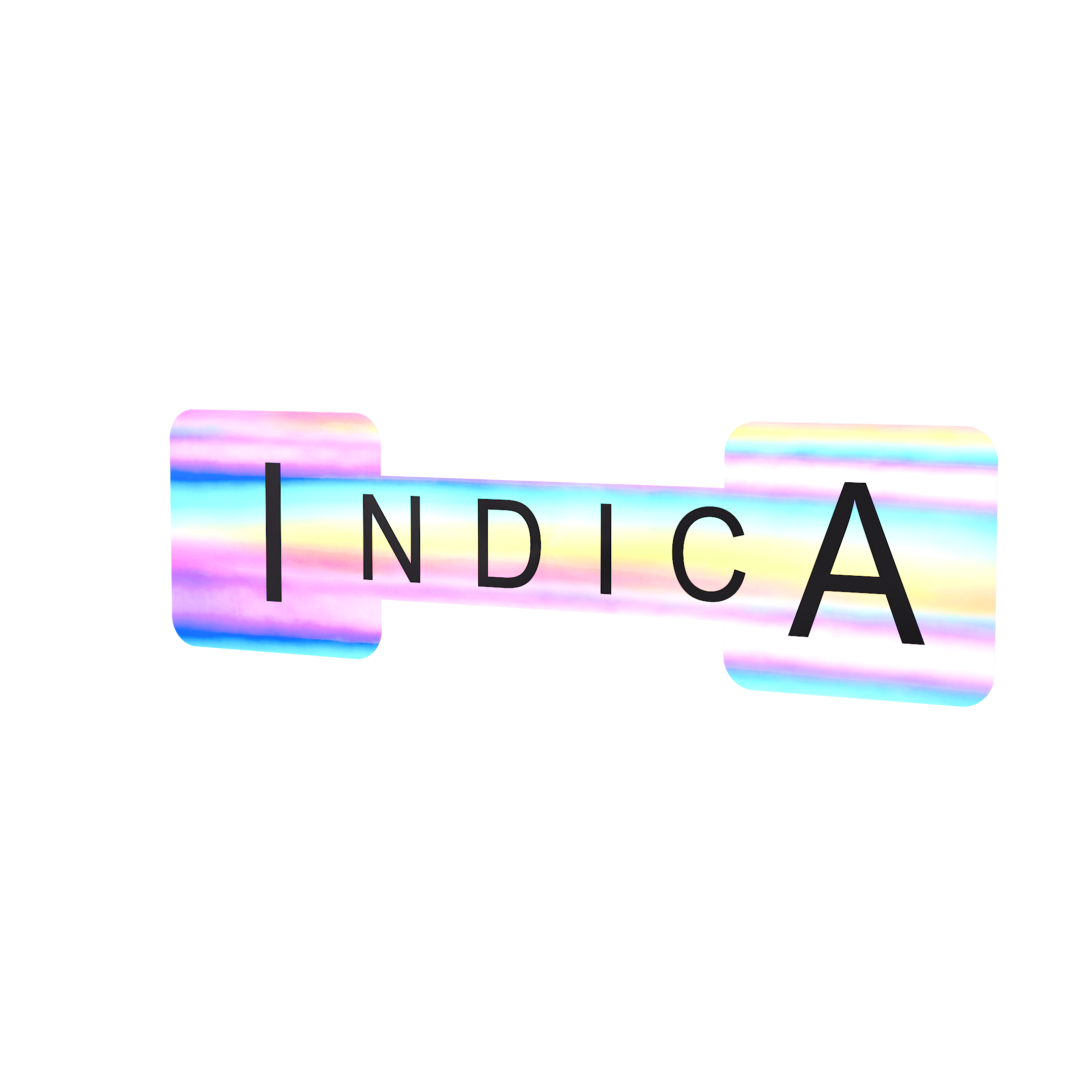 Holographic Silver Tamper Evident Universal Marijuana Strain Labels - Indica (1,000 qty.)