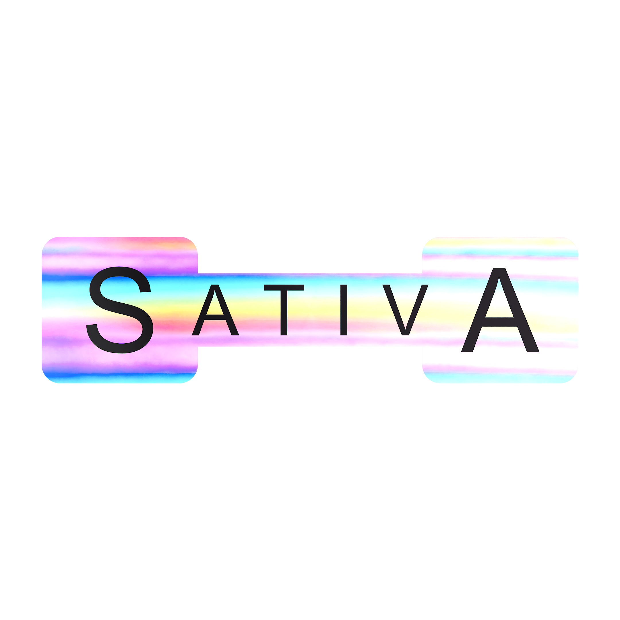 Holographic Silver Tamper Evident Universal Marijuana Strain Labels - Sativa (1,000 qty.)