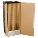 109mm IVXX Pure Pre-Rolled Paper Cones - Unbleached Brown [1,000 Cones per Box] - Dragon Chewer