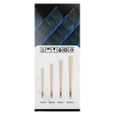 109mm IVXX Pure Pre-Rolled Paper Cones - Unbleached Brown [1,000 Cones per Box] - Dragon Chewer