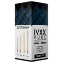 109mm IVXX Pure Pre-Rolled Paper Cones - Unbleached Brown [1,000 Cones per Box] - Dragon Chewer