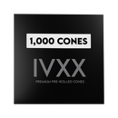 70mm IVXX Pure Pre-Rolled Paper Cones - Unbleached Brown [1,000 Cones per Box] - Dragon Chewer