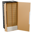 84mm IVXX Pure Pre-Rolled Paper Cones - Unbleached Brown [1,000 Cones per Box] - Dragon Chewer