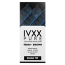 98mm IVXX Pure Pre-Rolled Paper Cones - Unbleached Brown [1,000 Cones per Box] - Dragon Chewer