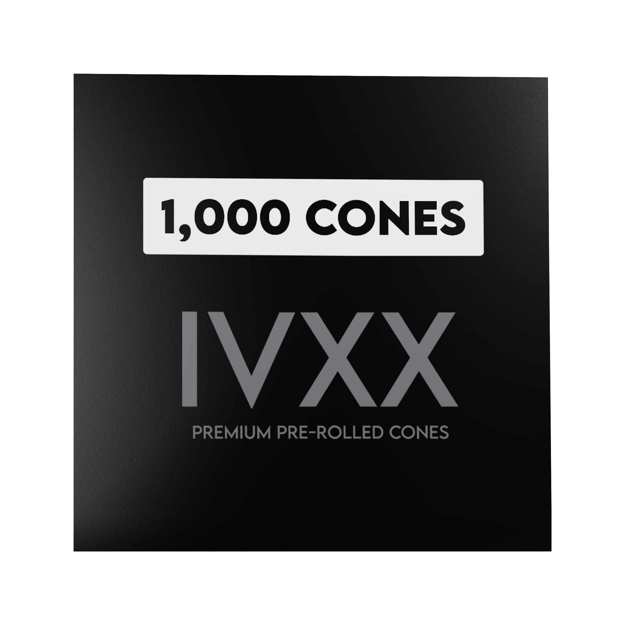 70mm IVXX Pure Pre-Rolled Paper Cones - Unbleached White [1,000 Cones per Box] - Dragon Chewer