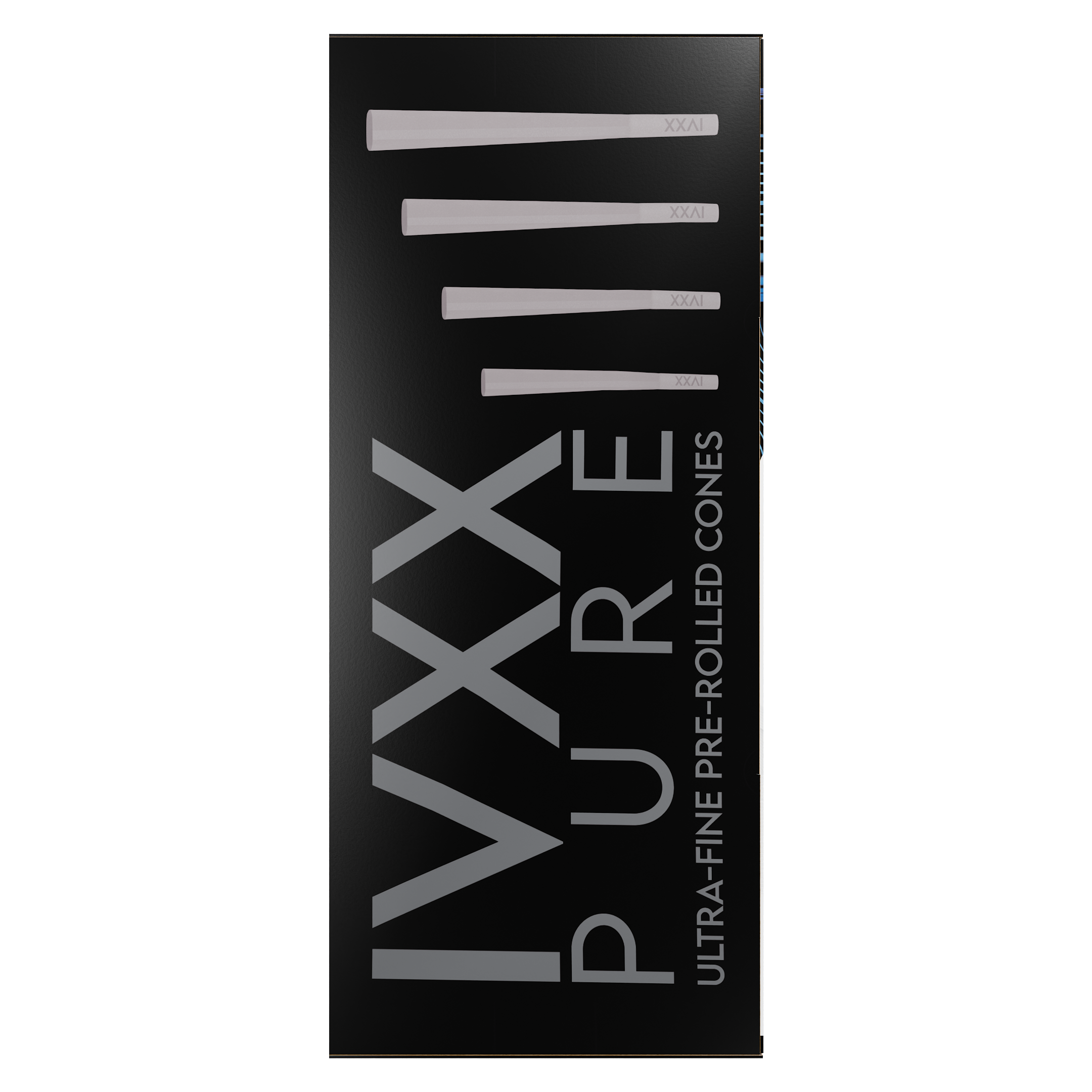 84mm IVXX Pure Pre-Rolled Paper Cones - Unbleached White [1,000 Cones per Box] - Dragon Chewer