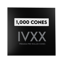 84mm IVXX Pure Pre-Rolled Paper Cones - Unbleached White [1,000 Cones per Box] - Dragon Chewer