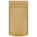 1/4th Ounce CR Exit Bags Kraft / Kraft - Tear Notch Mylar Bags - Child Resistant - (1,000 qty.) - Dragon Chewer