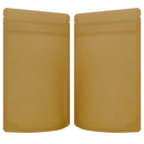 1/2 Ounce CR Exit Bags Kraft / Kraft - Tear Notch Mylar Bags - Child Resistant - (1,000 qty.) - Dragon Chewer