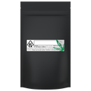 1/2 Ounce Matte Black & Matte Black Mylar Bags + Labels - (100 qty.) - Dragon Chewer