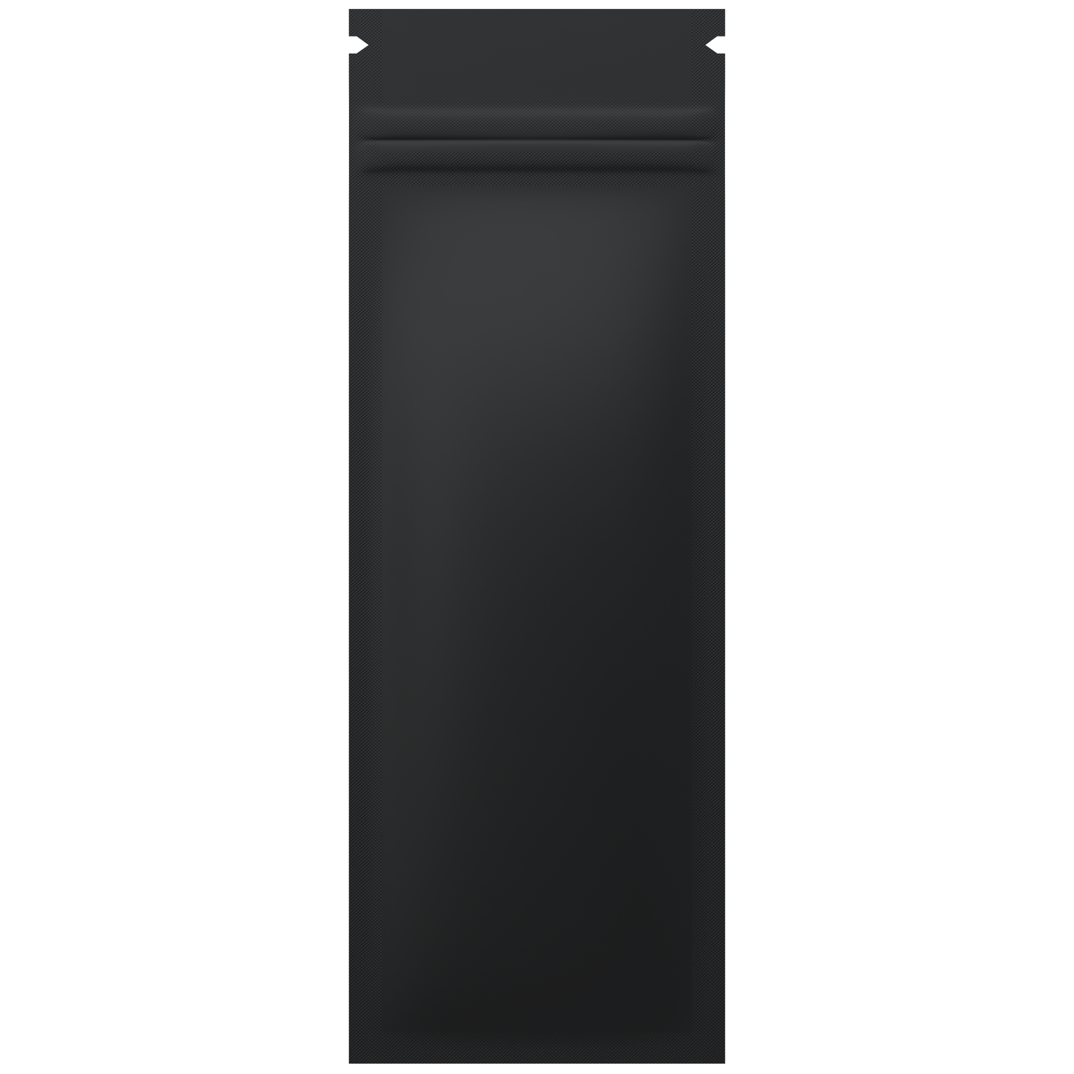 Pre Roll Top Disposable Zipper CR Exit Mylar Bags Matte Black / Gloss Clear - 2.16" x 6"- Child Resistant - (1,000 qty.) - Dragon Chewer