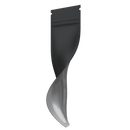 Pre Roll Top Disposable Zipper CR Exit Mylar Bags Matte Black / Gloss Clear - 2.16" x 6"- Child Resistant - (1,000 qty.) - Dragon Chewer