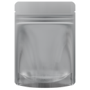 1/8th Ounce 3.5g CR Exit Bags Matte Black / Gloss Clear - Tear Notch Mylar Bags - Child Resistant - (1,000 qty.) - Dragon Chewer