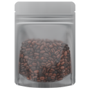 1/8th Ounce 3.5g CR Exit Bags Matte Black / Gloss Clear - Tear Notch Mylar Bags - Child Resistant - (1,000 qty.) - Dragon Chewer