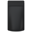 1/4th Ounce CR Exit Bags Matte Black / Gloss Clear - Tear Notch Mylar Bags - Child Resistant - (1,000 qty.) - Dragon Chewer