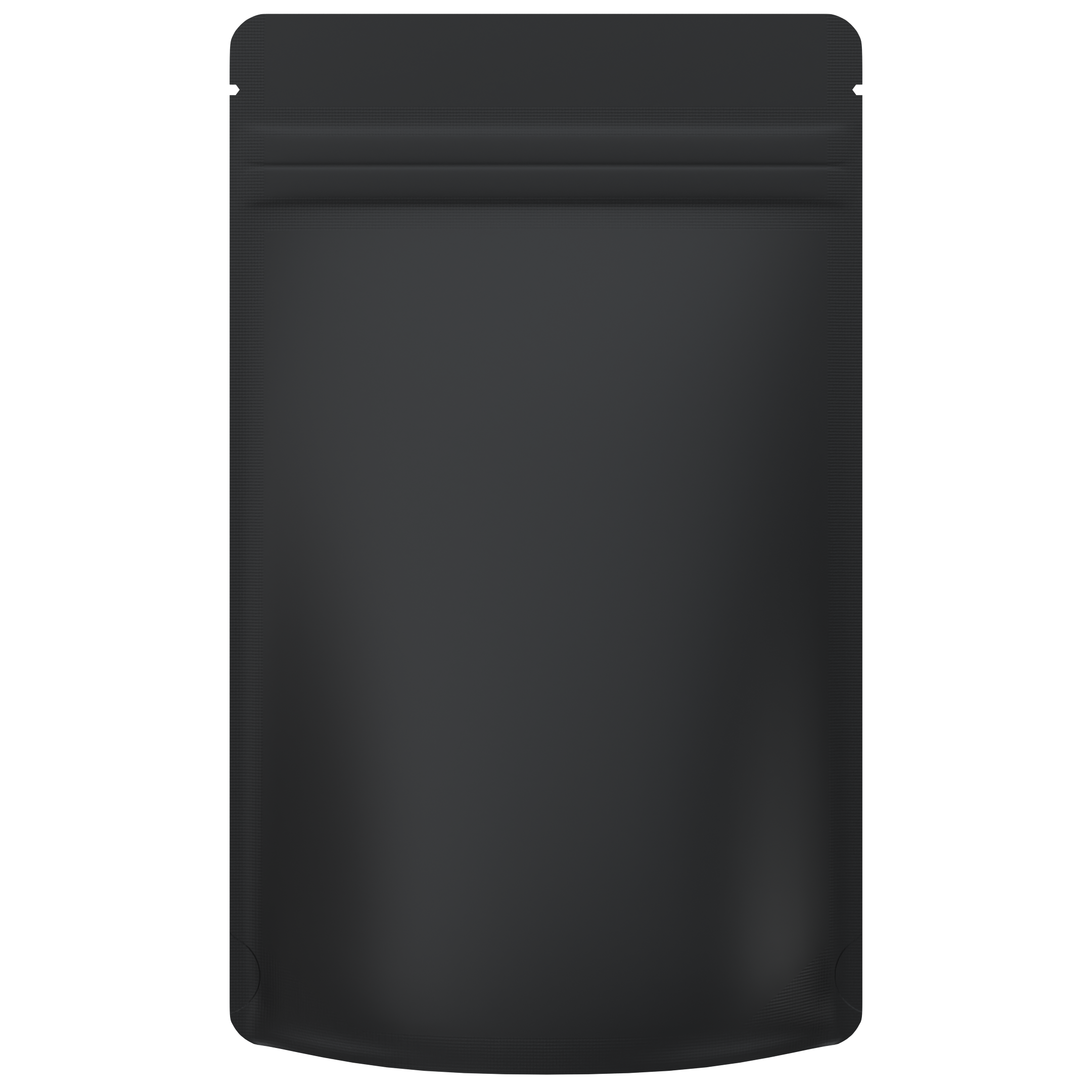 1/2 Ounce CR Exit Bags Matte Black / Gloss Clear - Tear Notch Mylar Bags - Child Resistant - (1,000 qty.) - Dragon Chewer