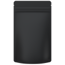 1/2 Ounce CR Exit Bags Matte Black / Gloss Clear - Tear Notch Mylar Bags - Child Resistant - (1,000 qty.) - Dragon Chewer