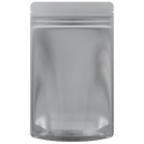 1/2 Ounce CR Exit Bags Matte Black / Gloss Clear - Tear Notch Mylar Bags - Child Resistant - (1,000 qty.) - Dragon Chewer