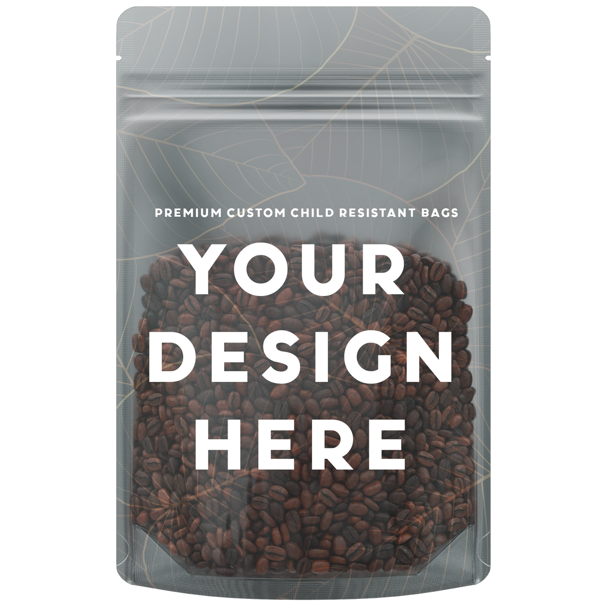 1 Ounce Custom Printed CR Child Resistant Mylar Barrier Bags