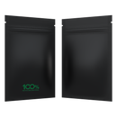 1 Gram Matte Black & Matte Black Mylar Bags - 100% Recyclable (1000 qty.) - Dragon Chewer
