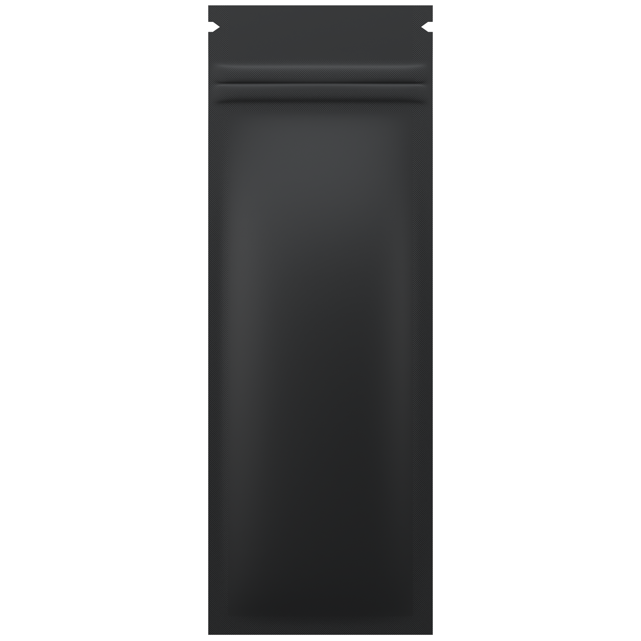 Pre Roll Top Disposable Zipper CR Exit Mylar Bags Matte Black / Matte Black - 2.16" x 6"- Child Resistant - (1,000 qty.) - Dragon Chewer