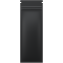 Pre Roll Top Disposable Zipper CR Exit Mylar Bags Matte Black / Matte Black - 2.16" x 6"- Child Resistant - (1,000 qty.) - Dragon Chewer