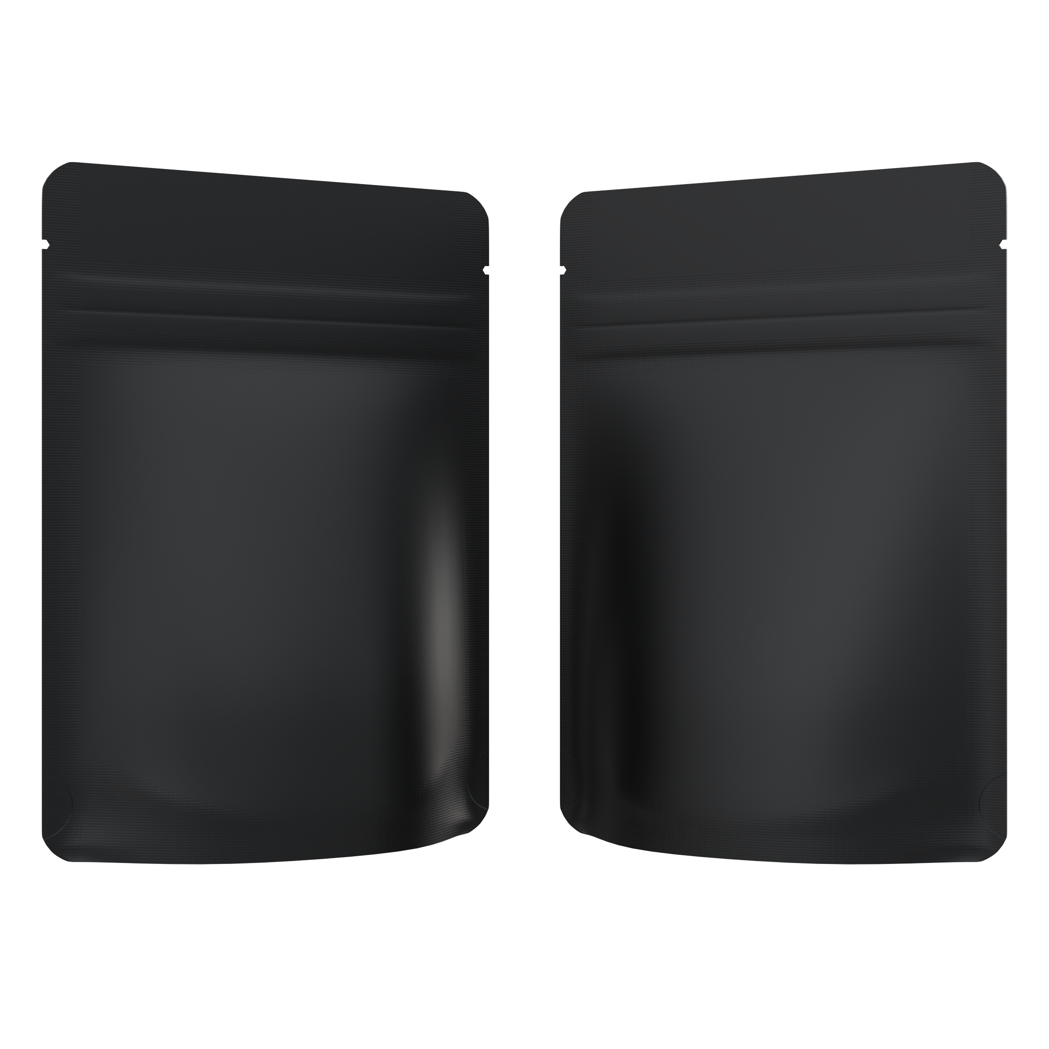Child Resistant Exit Bags Wholesale — 1/8 Oz 3.5g Matte Black Dispensa