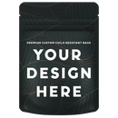 1/8th ounce 3.5 gram Custom Printed CR Child Resistant Mylar Barrier Bags - Dragon Chewer