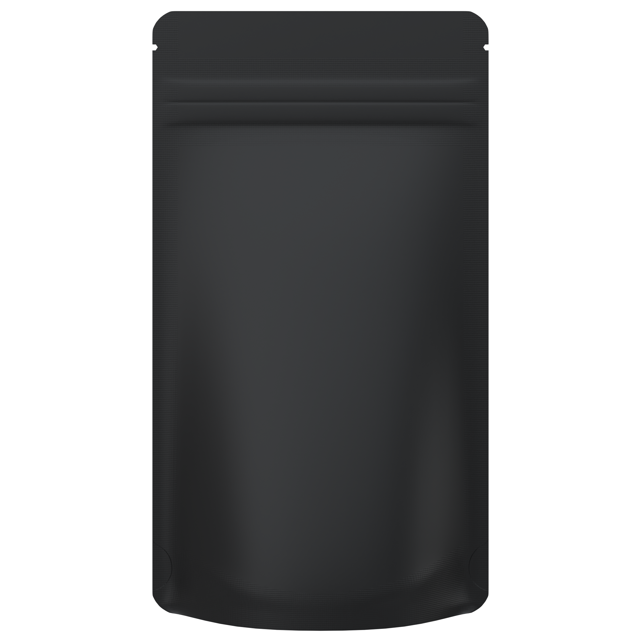 1/4th Ounce CR Exit Bags Matte Black / Matte Black - Tear Notch Mylar Bags - Child Resistant - (1,000 qty.) - Dragon Chewer