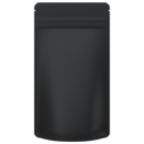 1/4th Ounce CR Exit Bags Matte Black / Matte Black - Tear Notch Mylar Bags - Child Resistant - (1,000 qty.) - Dragon Chewer