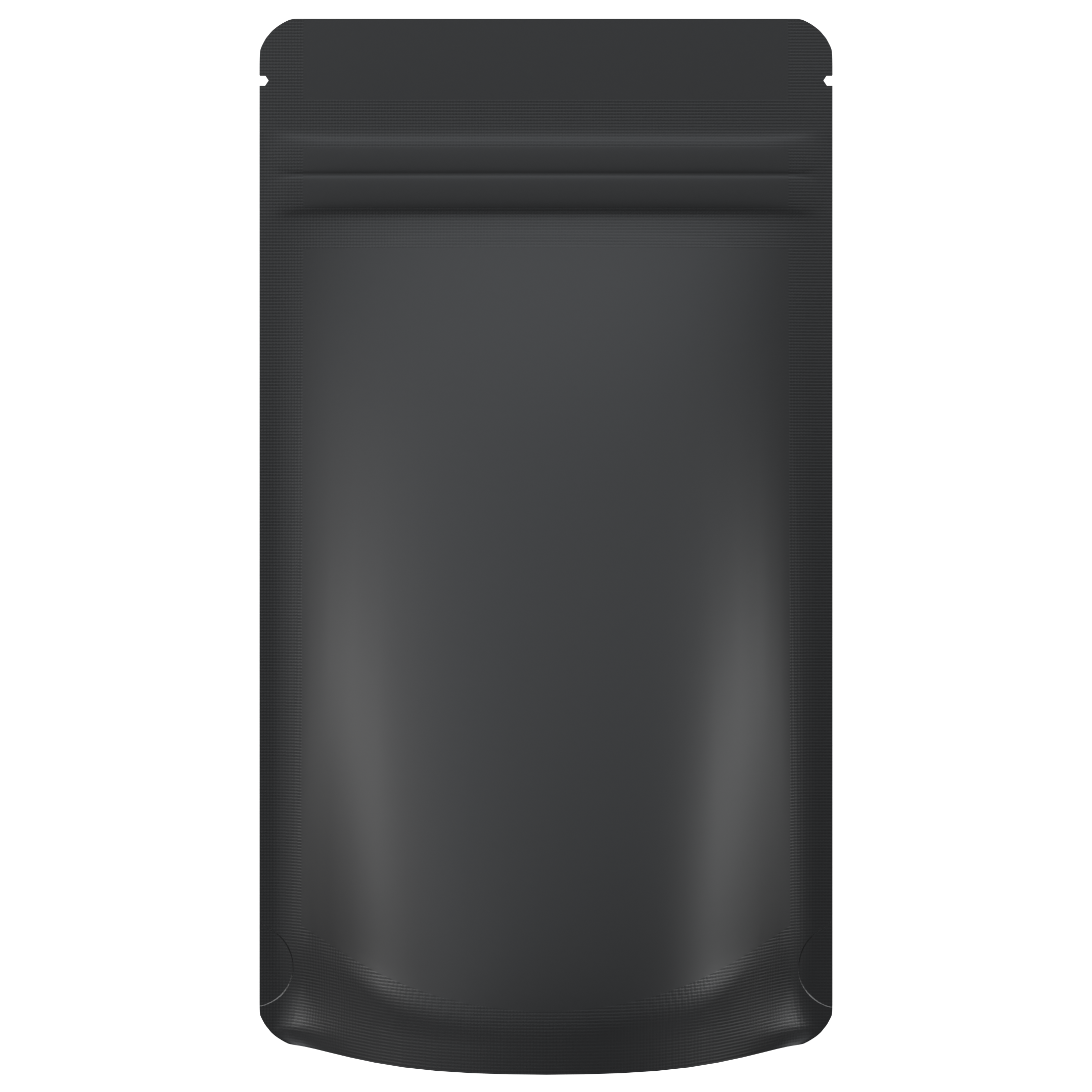 1/4th Ounce CR Exit Bags Matte Black / Matte Black - Tear Notch Mylar Bags - Child Resistant - (1,000 qty.) - Dragon Chewer
