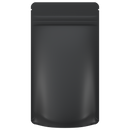 1/4th Ounce CR Exit Bags Matte Black / Matte Black - Tear Notch Mylar Bags - Child Resistant - (1,000 qty.) - Dragon Chewer