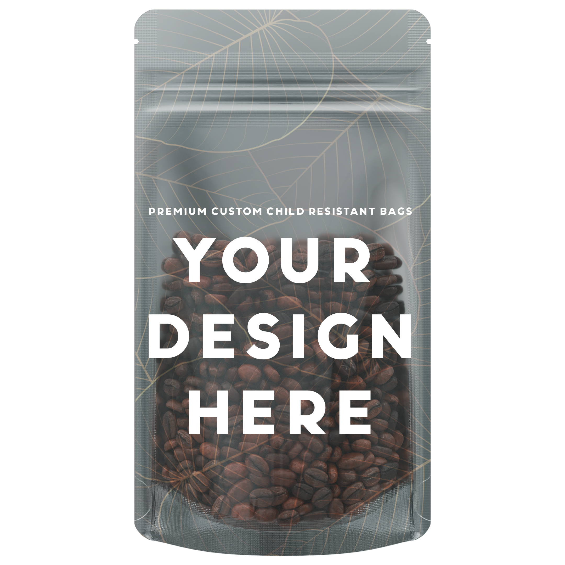 1/4th Ounce Custom Printed CR Child Resistant Mylar Barrier Bags - Dragon Chewer