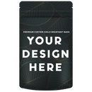 1/2 Ounce Custom Printed CR Child Resistant Mylar Barrier Bags - Dragon Chewer