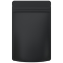 1 Ounce CR Exit Bags Matte Black / Matte Black - Tear Notch Mylar Bags - Child Resistant - (1,000 qty.) - Dragon Chewer