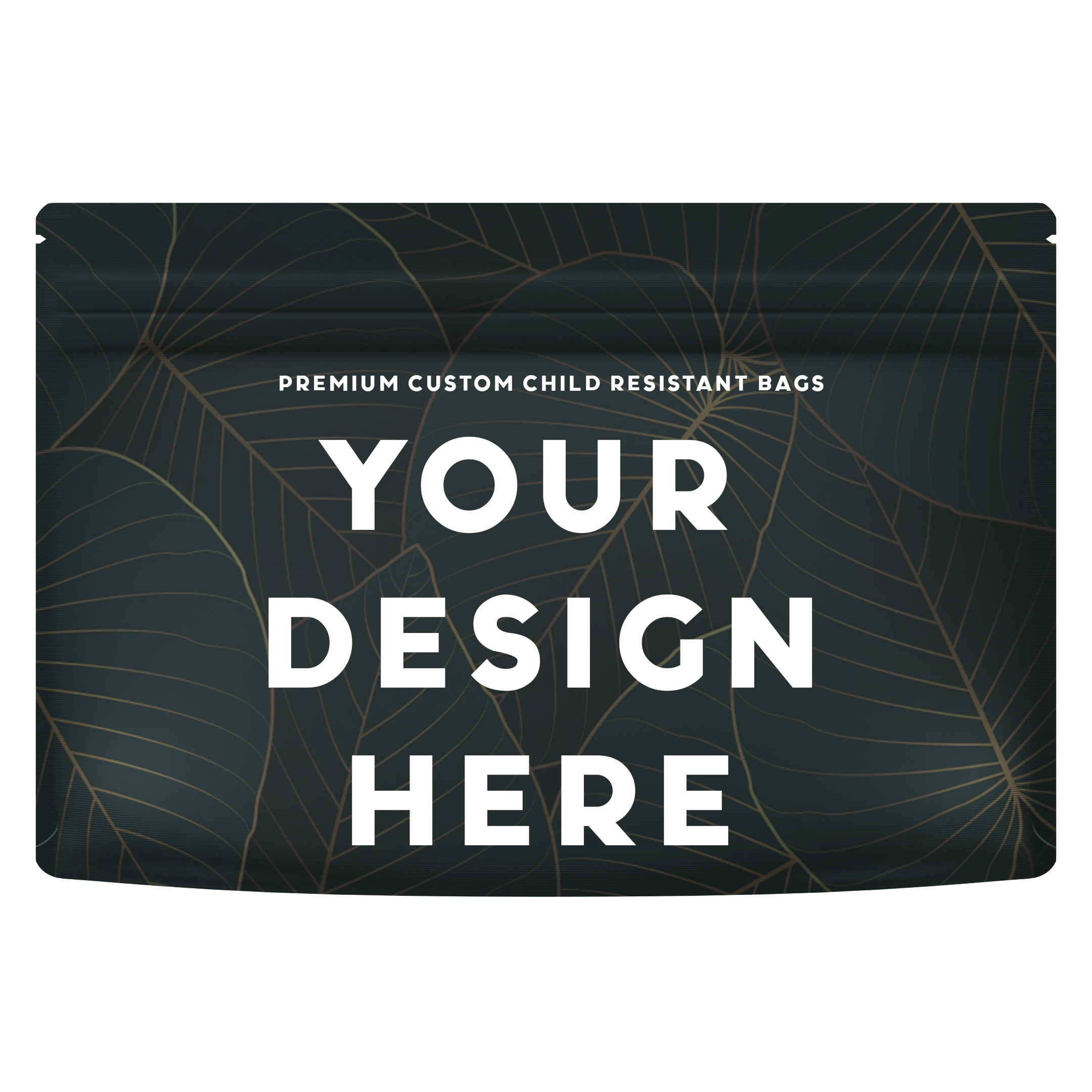 Medium Exit Custom Printed CR Child Resistant Mylar Barrier Bags - Dragon Chewer