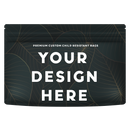 Medium Exit Custom Printed CR Child Resistant Mylar Barrier Bags - Dragon Chewer