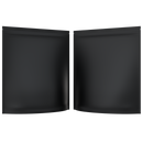 Matte Black / Matte Black 1 LB Grower Mylar Bags (10 qty.) - Dragon Chewer