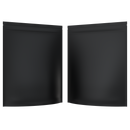 Matte Black / Matte Black 1/2 LB Grower Mylar Bags (10 qty.) - Dragon Chewer