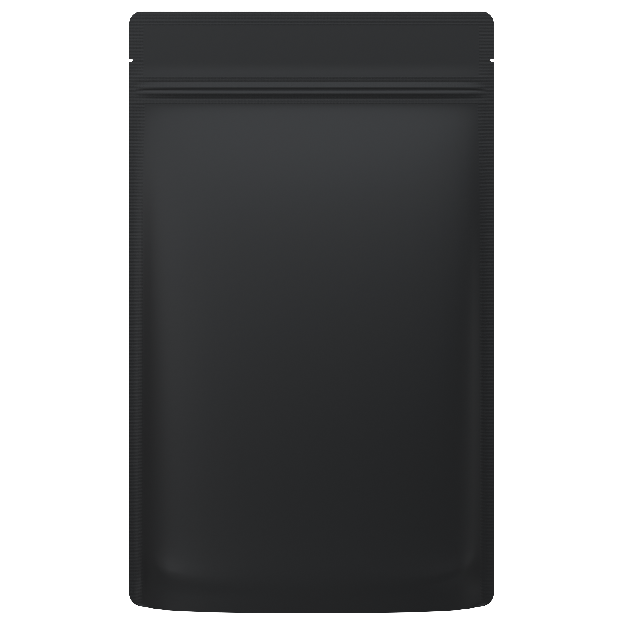 1/2 Ounce Matte Black & Matte Black Mylar Bags - Fast Fill (1000 qty.) - Dragon Chewer