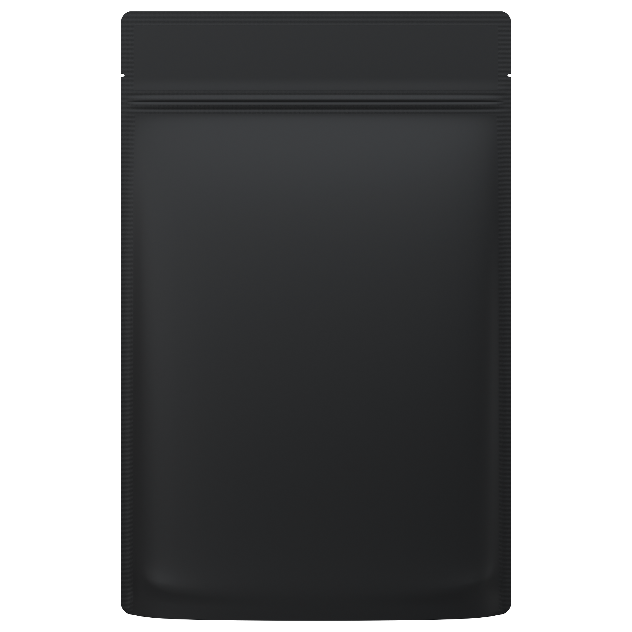 1 Ounce Matte Black & Matte Black Mylar Bags - Fast Fill (1000 qty.) - Dragon Chewer