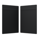 1 Ounce Matte Black & Matte Black Mylar Bags - Fast Fill (1000 qty.) - Dragon Chewer