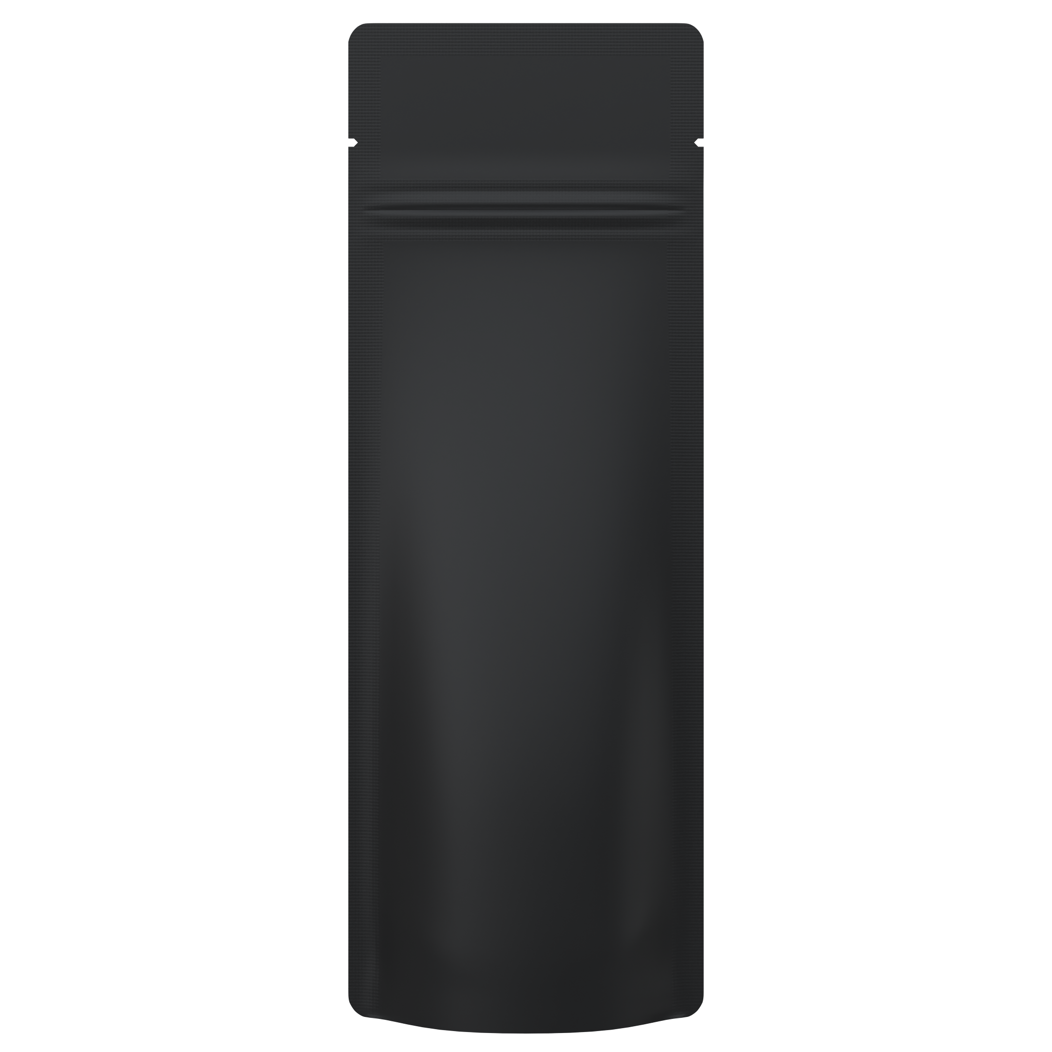 Pre Roll Disposable Matte Black & Matte Black Mylar Bags 2.16" x 6" - Fast Fill (1000 qty.) - Dragon Chewer